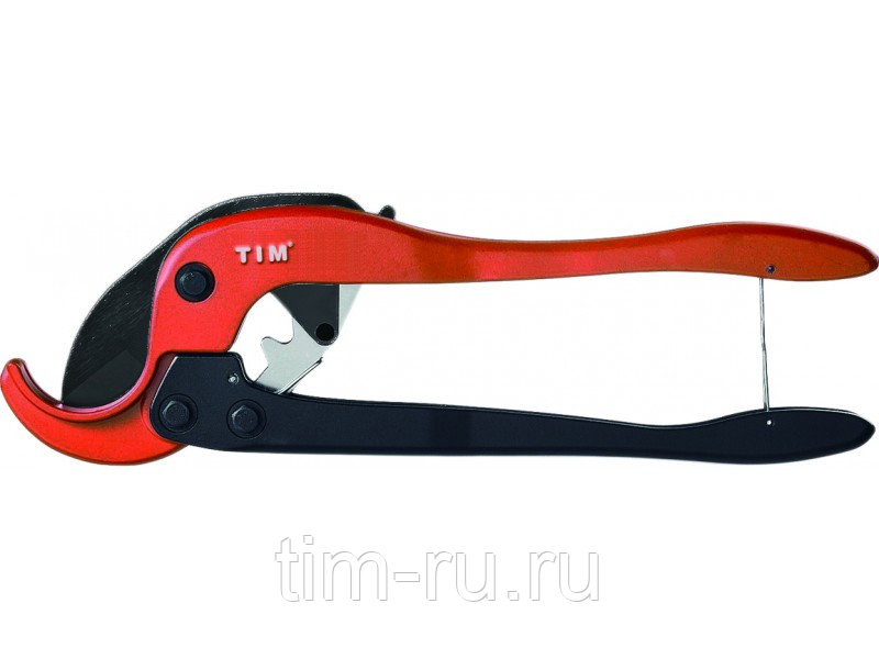 Ножницы для резки м/п  и полимерной трубы, черно-оранжевый, O 16-63 мм TIM160