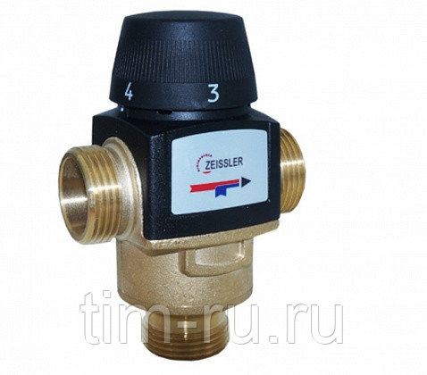 Термостатический смесительный клапан 1" Zeissler TIM BL3170C04