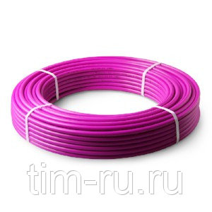 Сшитый полиэтилен PE-Xb, диаметр O 16* 2.2,фиолетовый  TPEX1622-500 Pink