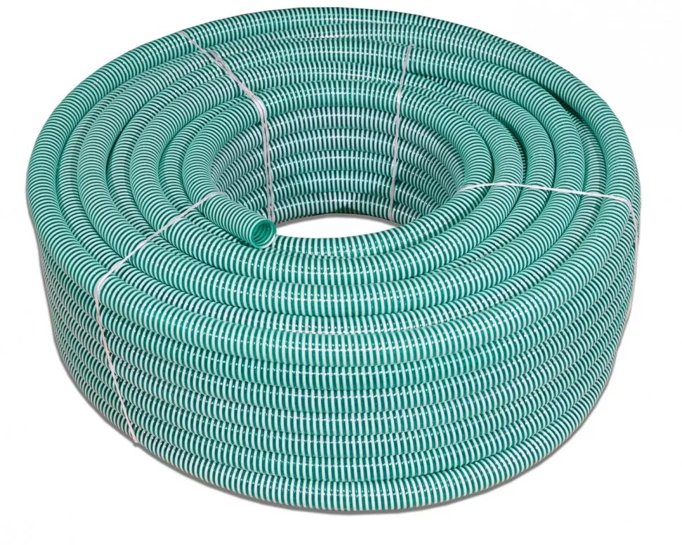 Шланг спирально-витой зеленый (L800) HBC Ф75 (бухта 30м)